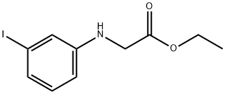 ethyl 2-(3-iodoanilino)acetate 구조식 이미지