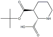 (2S,3S)-3-(tert-butoxycarbonyl)piperidine-2-carboxylic acid Structure