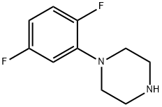 Piperazine, 1-(2,5-difluorophenyl)- Structure