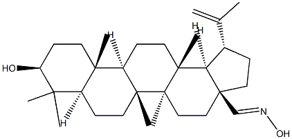 Betulinic aldehyde oxime, 97%, Semi-Synthetic 구조식 이미지