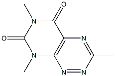 Pyrimido[5,4-e]-1,2,4-triazine-5,7(6H,8H)-dione,3,6,8-trimethyl- Structure