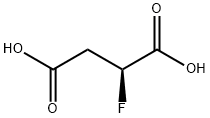 (S)-2-Fluorobutanedioic Acid 구조식 이미지