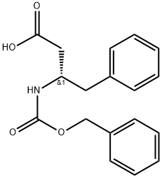 (S)-3-(((Benzyloxy)carbonyl)amino)-4-phenylbutanoic acid 구조식 이미지