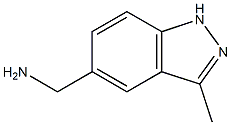 (3-methyl-1H-indazol-5-yl)methanamine 구조식 이미지