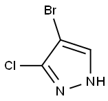4-bromo-3-chloro-1H-pyrazole Structure