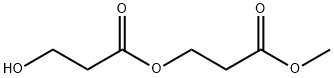 Propanoic acid, 3-hydroxy-, 3-methoxy-3-oxopropyl ester 구조식 이미지