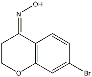 (Z)-7-Bromochroman-4-one Oxime 구조식 이미지