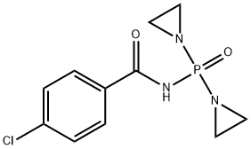 N-[Bis(aziridine-1-yl)phosphinyl]-4-chlorobenzamide Structure