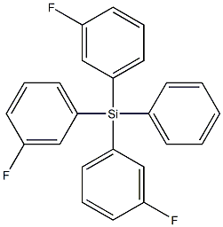 tris(3-fluorophenyl)(phenyl)silane Structure