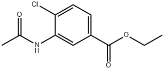 Benzoic acid, 3-(acetylamino)-4-chloro-, ethyl ester 구조식 이미지