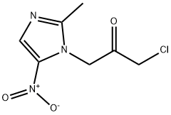 1-chloro-3-(2-methyl-5-nitro-1H-imidazol-1-yl)propan-2-one Structure