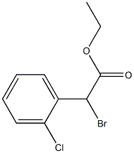 벤젠아세트산,.alpha.-broMo-2-클로로-,에틸에스테르 구조식 이미지