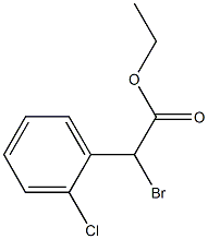 Benzeneacetic acid, .alpha.-broMo-2-chloro-, ethyl ester Structure