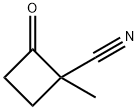 1-methyl-2-oxocyclobutane-1-carbonitrile Structure
