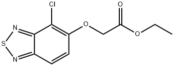 ethyl [(4-chloro-2,1,3-benzothiadiazol-5-yl)oxy]acetate 구조식 이미지