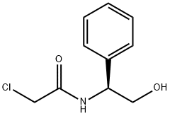 (S)-2-chloro-N-(2-hydroxy-1-phenylethyl)acetamide 구조식 이미지