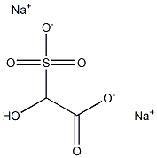 Disodium hydroxy(sulfonato)acetate Structure