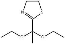 2-(1,1-diethoxyethyl)-4,5-dihydro-1,3-thiazole Structure