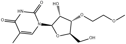 3'-O-(2-Methoxyethyl)-5-methyluridine 구조식 이미지