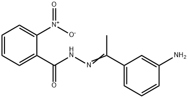 N'-[(E)-1-(3-aminophenyl)ethylidene]-2-nitrobenzohydrazide Structure