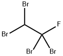 Ethane, 1,1,2,2-tetrabromo-1-fluoro- 구조식 이미지