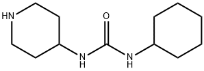 3-cyclohexyl-1-(piperidin-4-yl)urea Structure