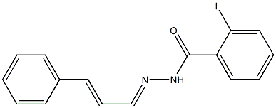 2-iodo-N'-[(1Z,2E)-3-phenylprop-2-en-1-ylidene]benzohydrazide Structure