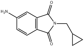 5-amino-2-(cyclopropylmethyl)-2,3-dihydro-1H-isoindole-1,3-dione Structure