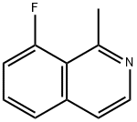 Isoquinoline, 8-fluoro-1-methyl- 구조식 이미지