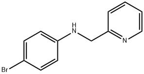 4-bromo-N-(pyridin-2-ylmethyl)aniline 구조식 이미지