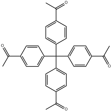 Tetra(4-acetylphenyl)methane 구조식 이미지