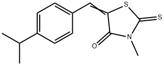 5-(4-isopropylbenzylidene)-3-methyl-2-thioxo-1,3-thiazolidin-4-one 구조식 이미지