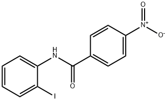 N-(2-iodophenyl)-4-nitrobenzamide 구조식 이미지