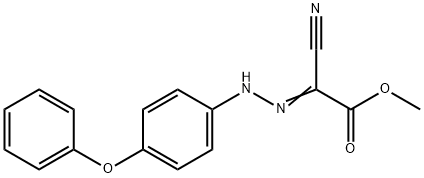 methyl cyano[(4-phenoxyphenyl)hydrazono]acetate Structure