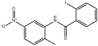 2-iodo-N-(2-methyl-5-nitrophenyl)benzamide 구조식 이미지