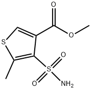 methyl 5-methyl-4-sulfamoylthiophene-3-carboxylate Structure