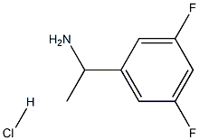 1-(3,5-difluorophenyl)ethan-1-amine hydrochloride Structure