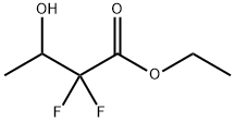 Ethyl 2,2-difluoro-3-hydroxybutanoate 구조식 이미지