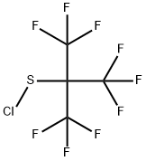 Perfluoro-tert-butylsulfenyl chloride Structure