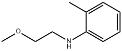 N-(2-methoxyethyl)-2-methylaniline 구조식 이미지