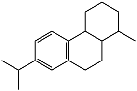 Phenanthrene, 1,2,3,4,4a,9,10,10a-octahydro-1-methyl-7-(1-methylethyl)- Structure