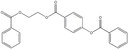 2-(benzoyloxy)ethyl 4-(benzoyloxy)benzoate Structure