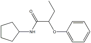 N-cyclopentyl-2-phenoxybutanamide Structure