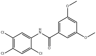 3,5-dimethoxy-N-(2,4,5-trichlorophenyl)benzamide Structure