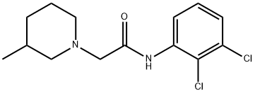 N-(2,3-dichlorophenyl)-2-(3-methylpiperidin-1-yl)acetamide Structure