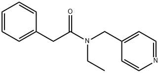 N-ethyl-2-phenyl-N-pyridin-4-ylmethyl-acetamide Structure