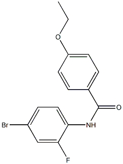 N-(4-bromo-2-fluorophenyl)-4-ethoxybenzamide 구조식 이미지