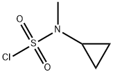 N-cyclopropyl-N-methylsulfamoyl chloride Structure