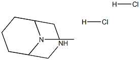 9-methyl-3,9-diazabicyclo[3.3.1]nonane dihydrochloride Structure