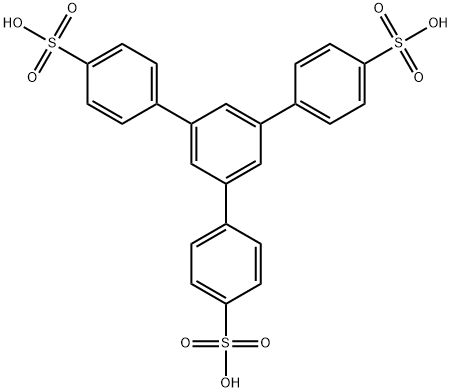 5'-(4-sulfophenyl)-[1,1':3',1''-terphenyl]-4,4''-disulfonic acid Structure